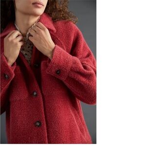Anthropologie Greylyn Red Jacket
